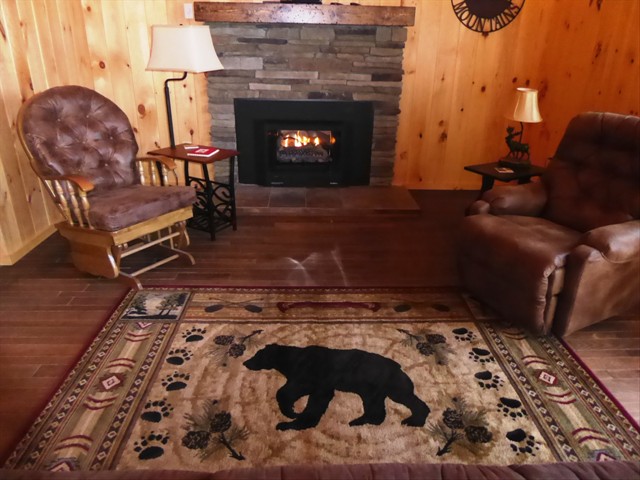 YOU'LL SHARE THE LIVING ROOM WITH THIS BEAR !